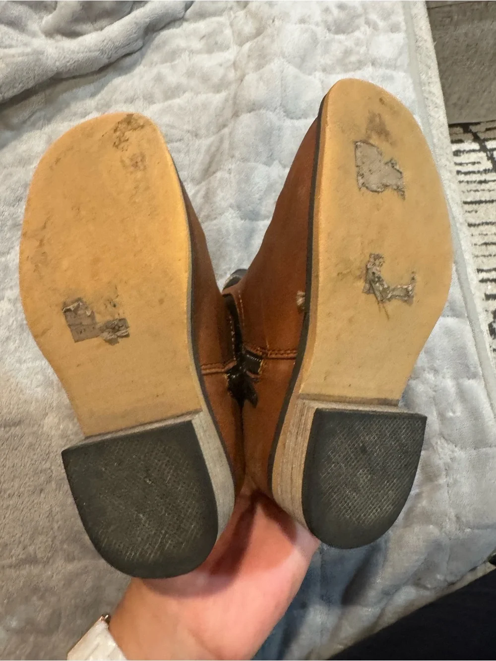Women’s Two-Tone Brown and Black Western Boots